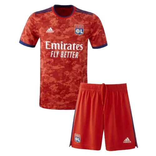 Camiseta Lyon Segunda equipo Niño 2021-22 Rojo